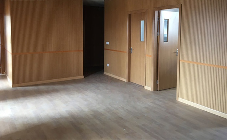 湖北黃石學校舞蹈室槽木吸音板聲學工程-2 湖北黃石學校舞蹈室槽木吸音板聲學工程-2