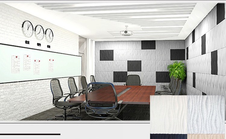 根據會議室風格選擇合適的吸音板-1